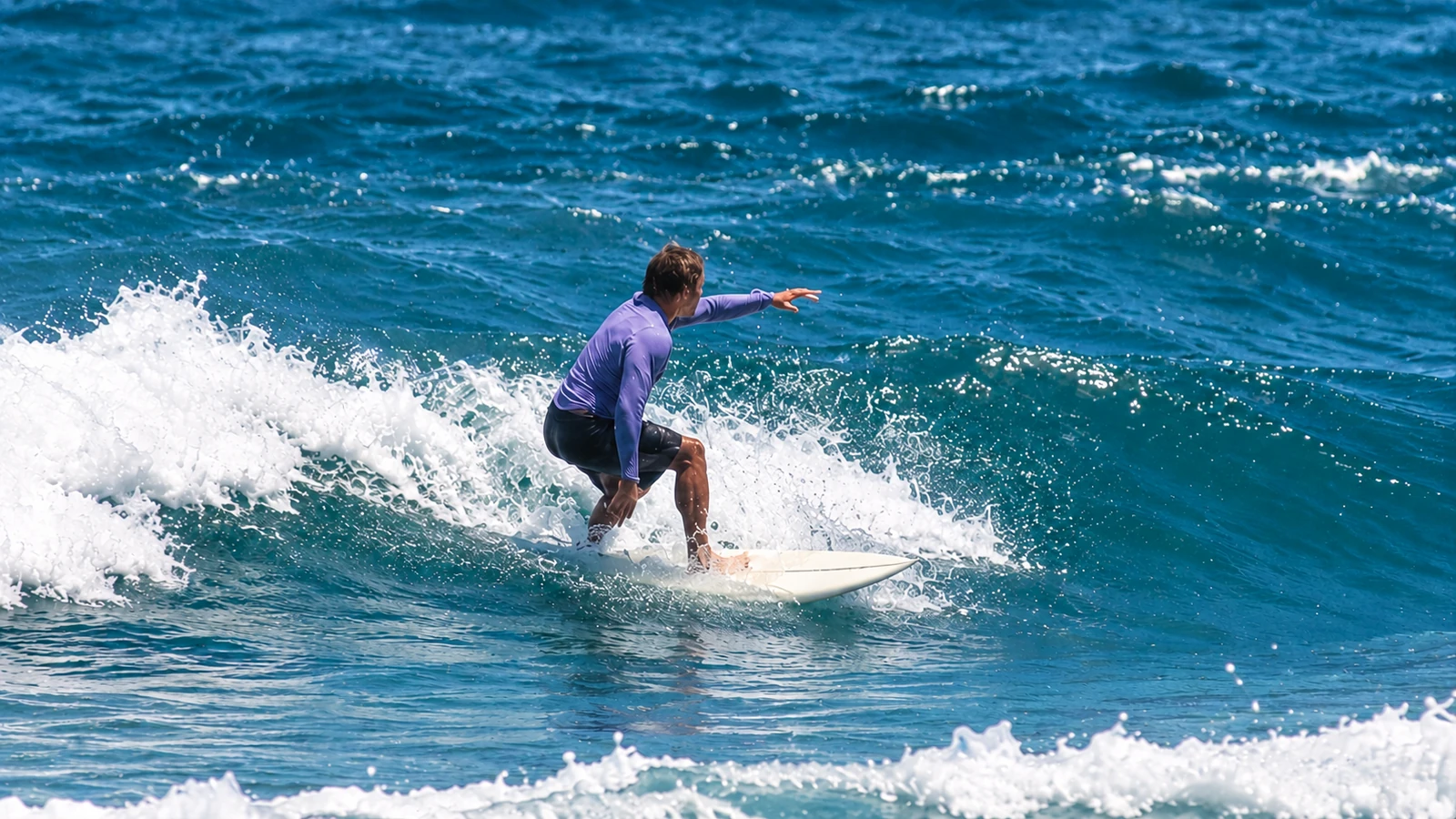 Early morning surf conditions in Vietnam